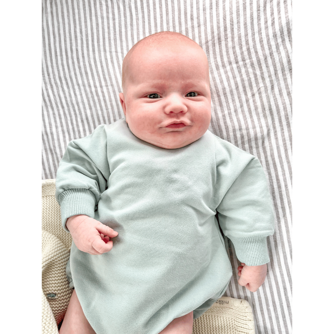 Organic Cotton Bubble Rompers - Milla + Saber