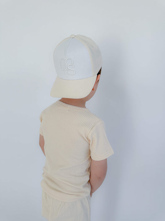 Signature Logo Toddler Cap | Buttercream