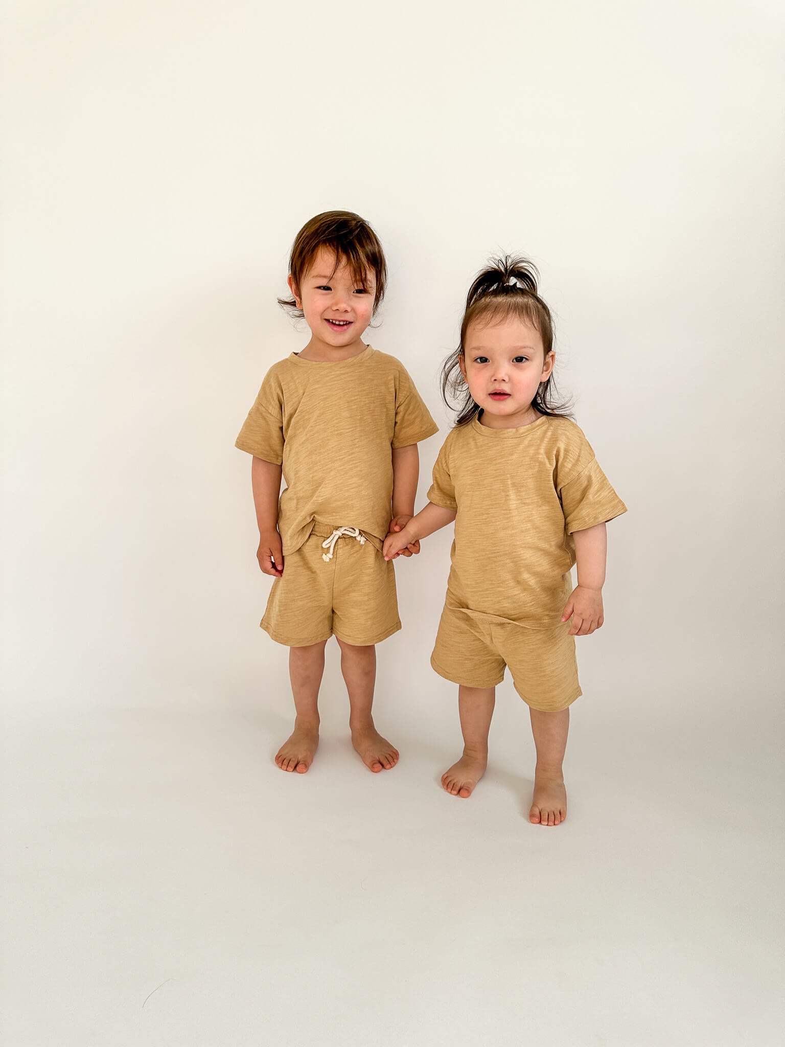 Organic Cotton Jersey Summer Set | Golden Sand - Milla + Saber