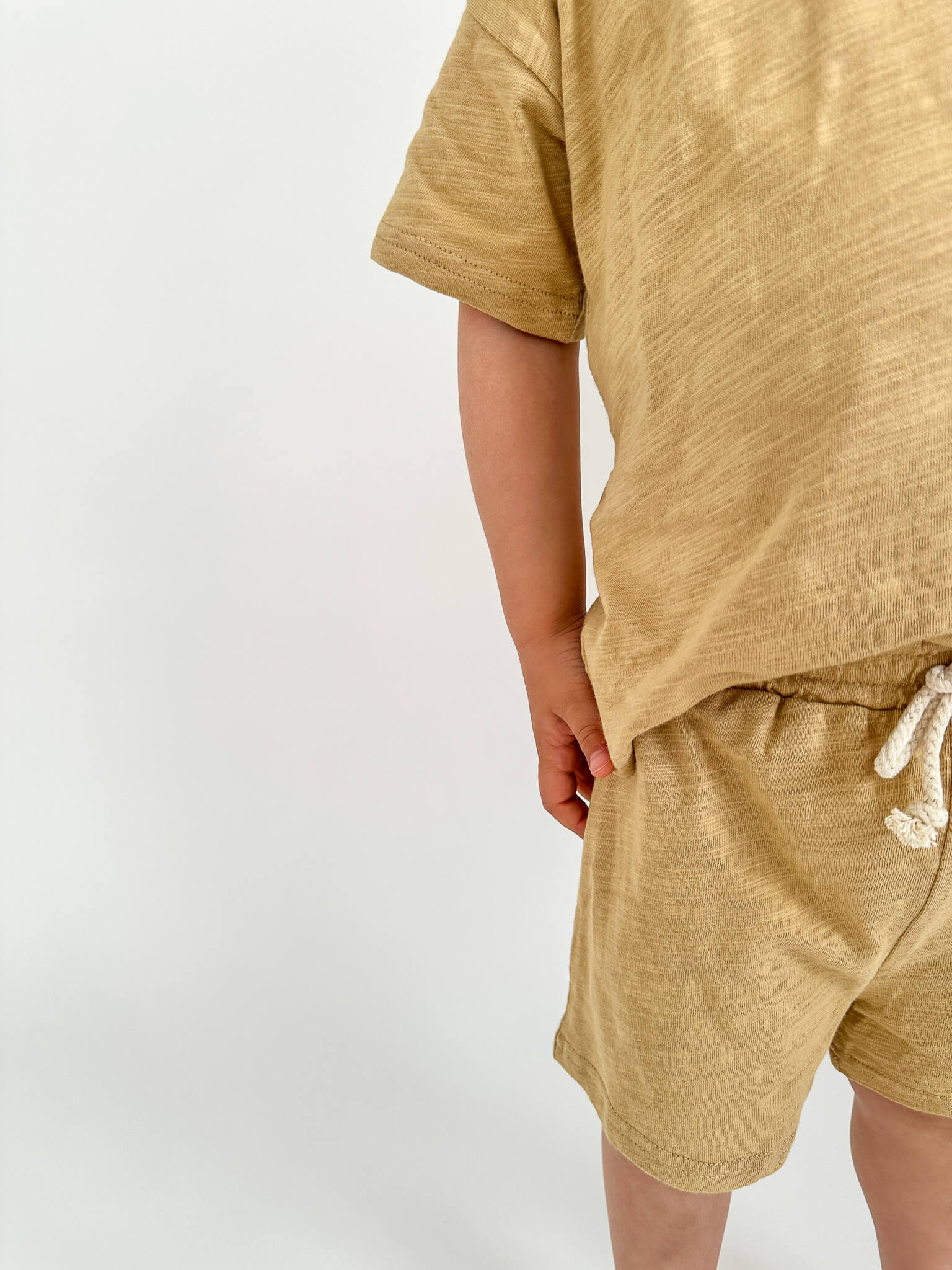 Organic Cotton Jersey Summer Set | Golden Sand - Milla + Saber