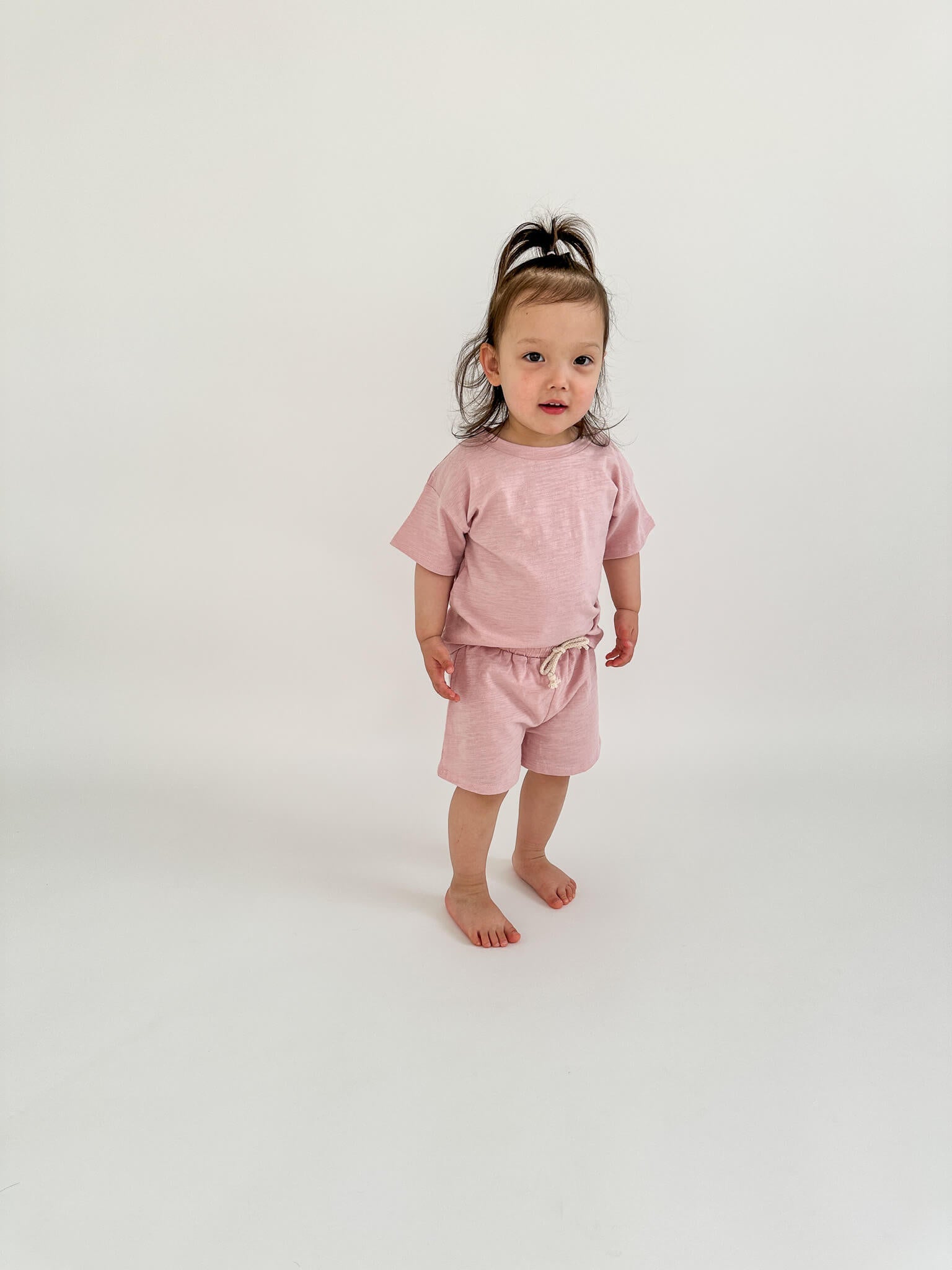 Organic Cotton Jersey Summer Set | Pink Lemonade - Milla + Saber